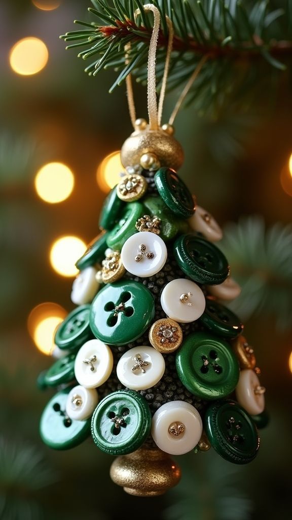 χριστουγεννιάτικο-δεντράκι-από-κουμπιά-