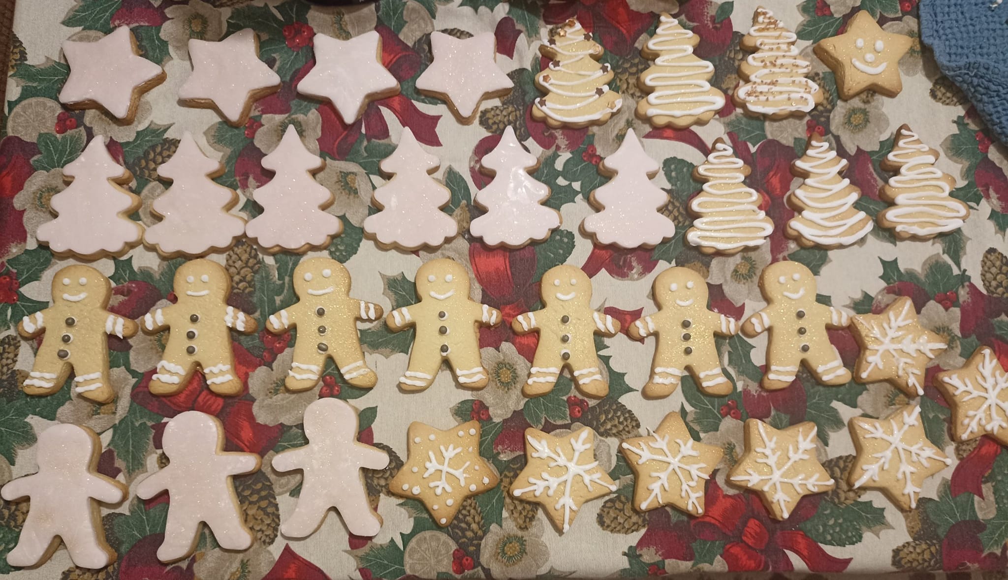 Χριστουγεννιάτικα μπισκότα με γκλίτερ