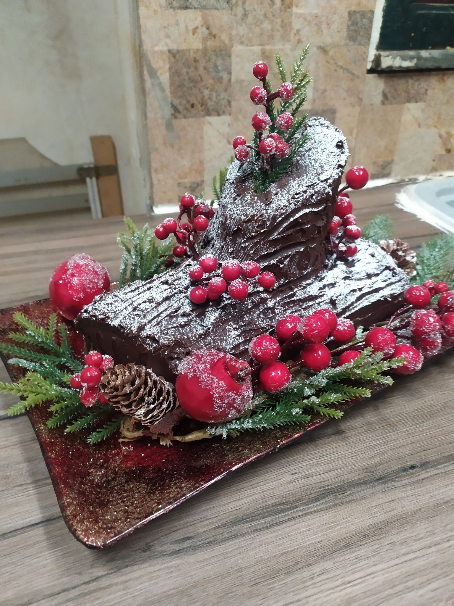 Χριστουγεννιάτικος κορμός-