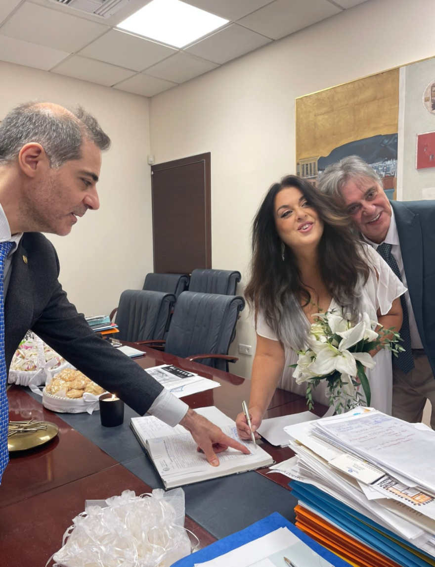 Ο ηθοποιός Οδυσσέας Σταμούλης παντρεύτηκε (φωτογραφίες)