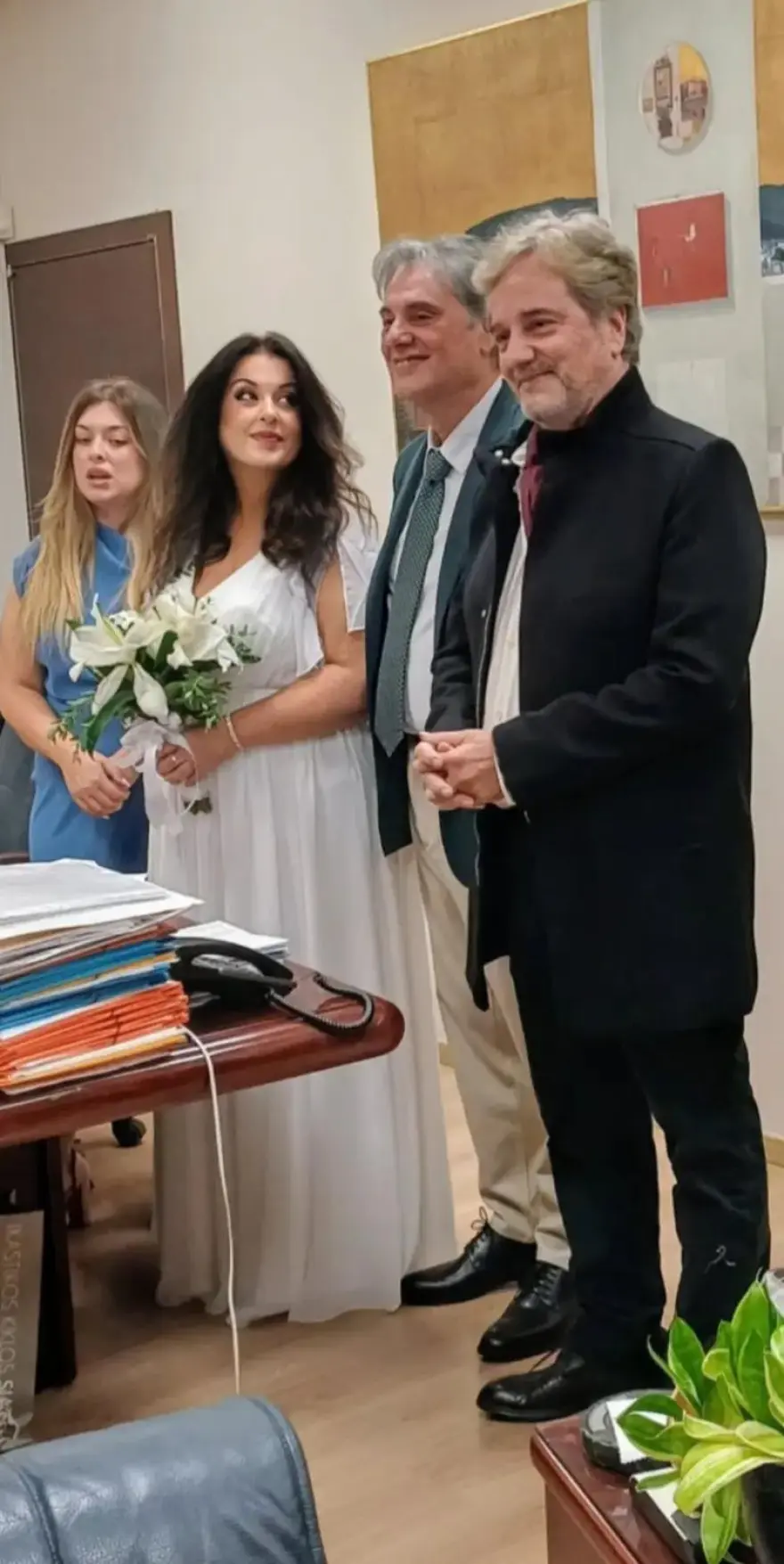 Ο ηθοποιός Οδυσσέας Σταμούλης παντρεύτηκε (φωτογραφίες)