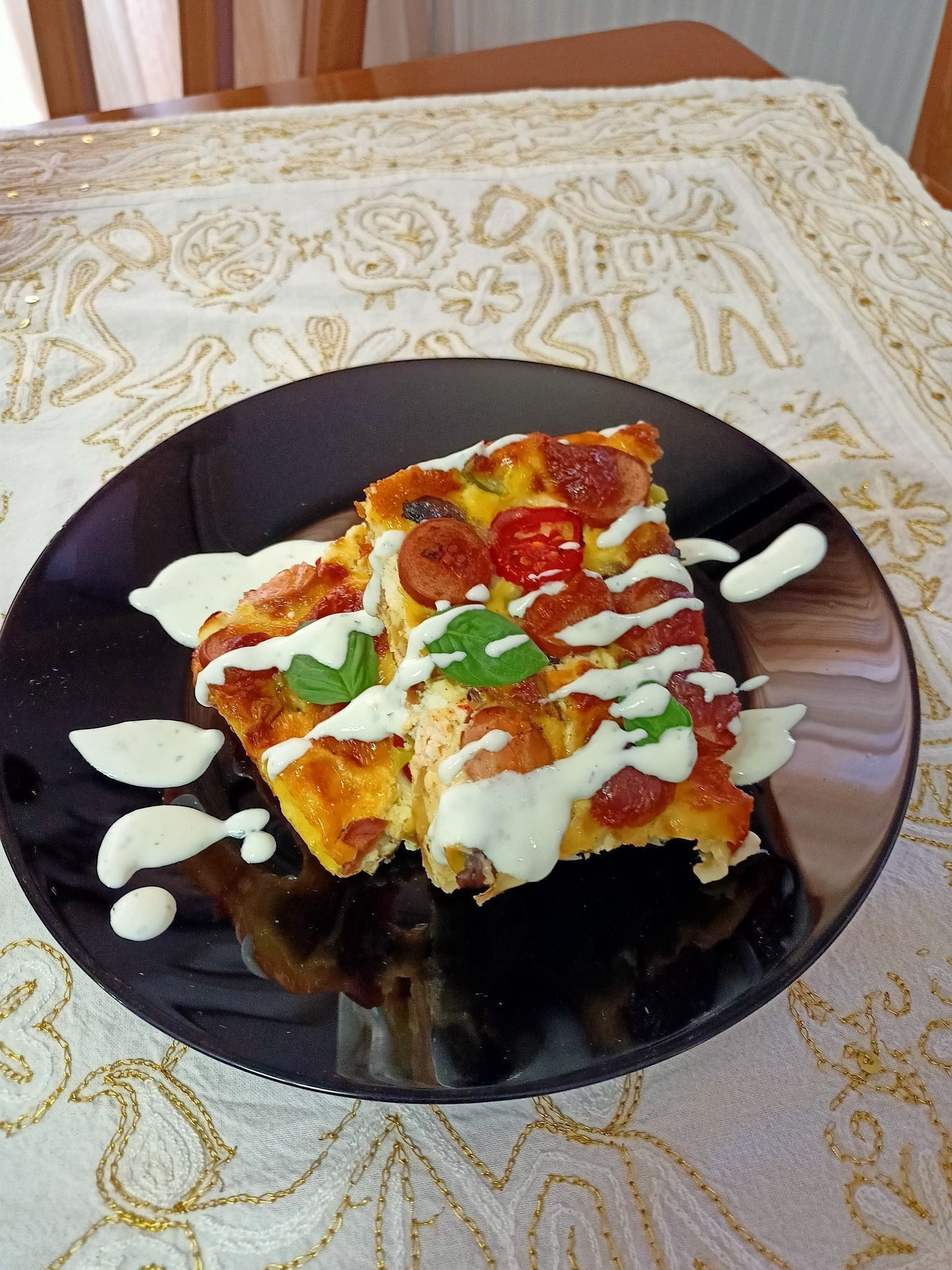 ομελέτα-φούρνου-με-σώς φέτας-