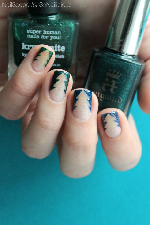 τασεις χριστουγεννα νυχια