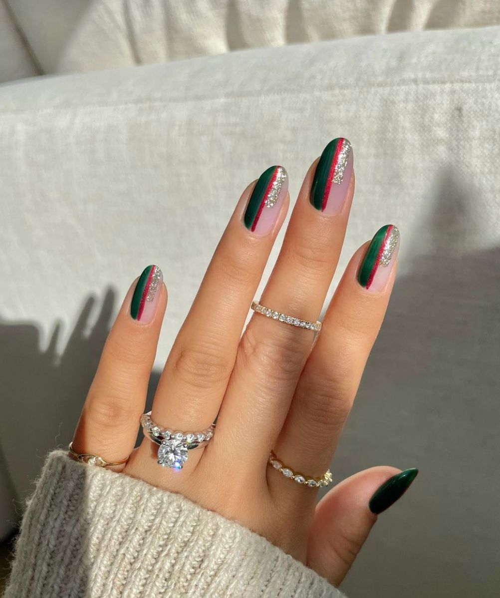 τασεις χριστουγεννα νυχια