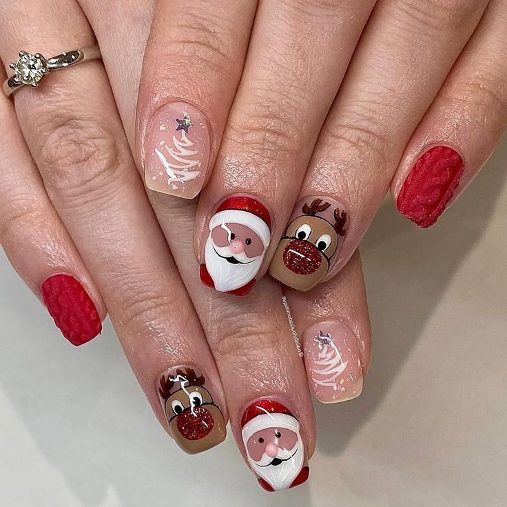 τασεις χριστουγεννα νυχια