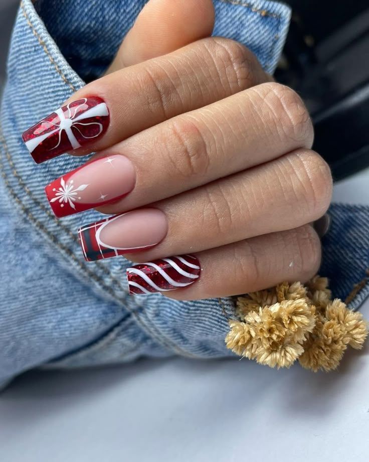 τασεις χριστουγεννα νυχια