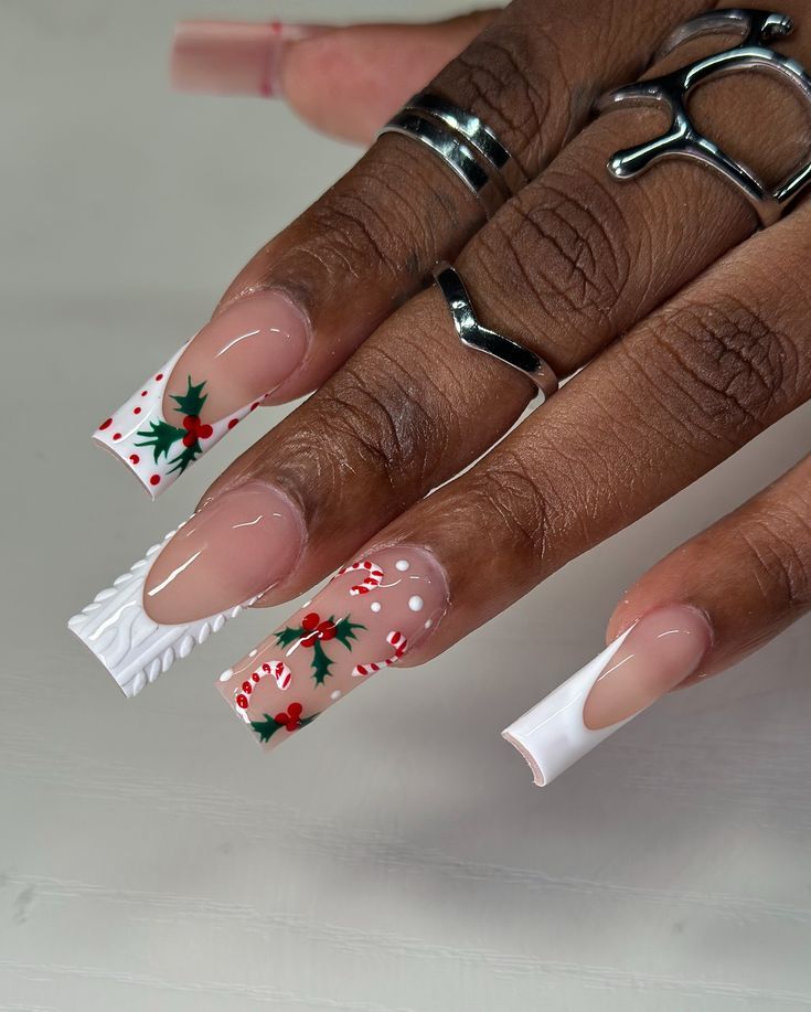 τασεις χριστουγεννα νυχια