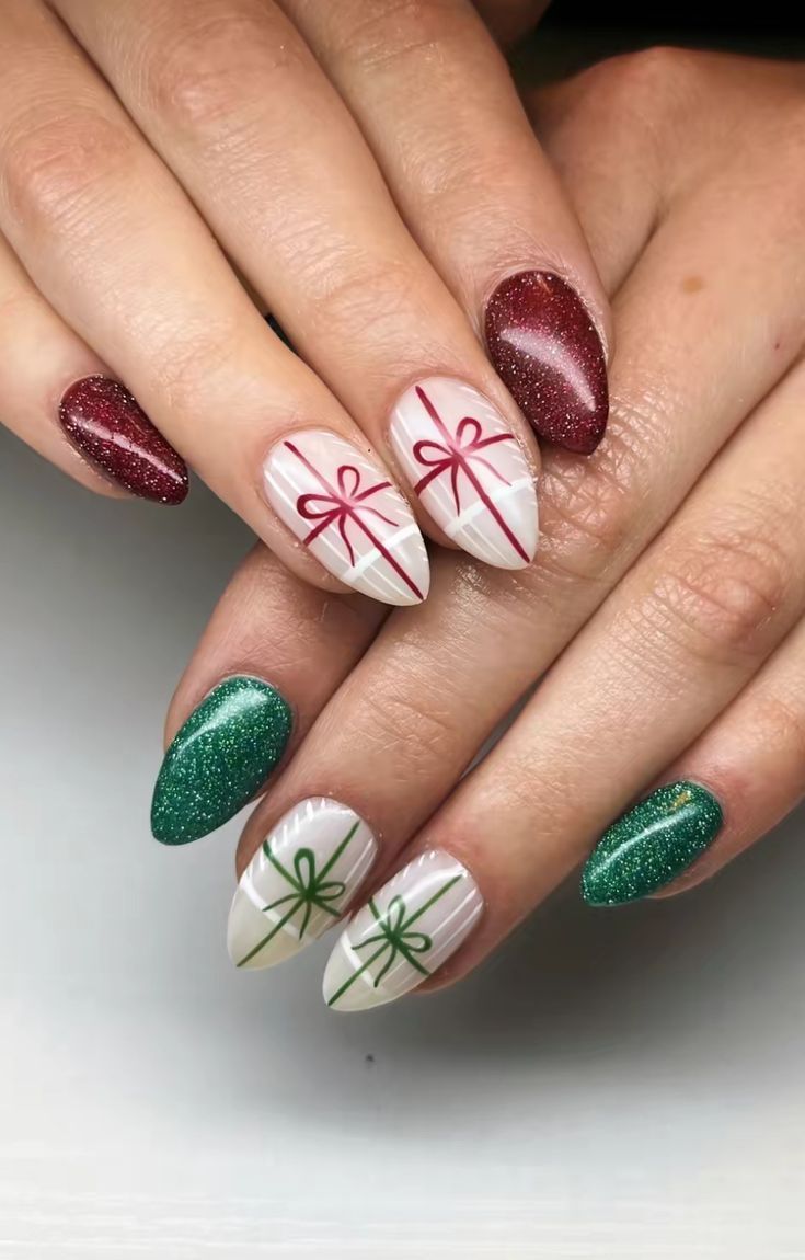 τασεις χριστουγεννα νυχια