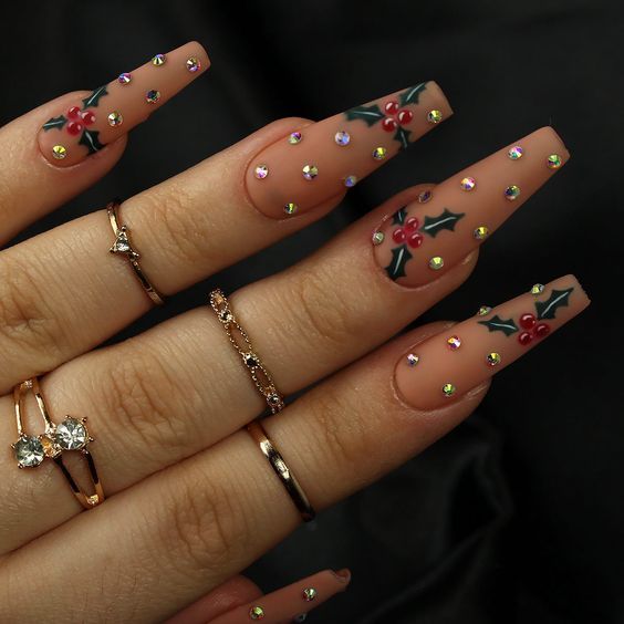 τασεις χριστουγεννα νυχια