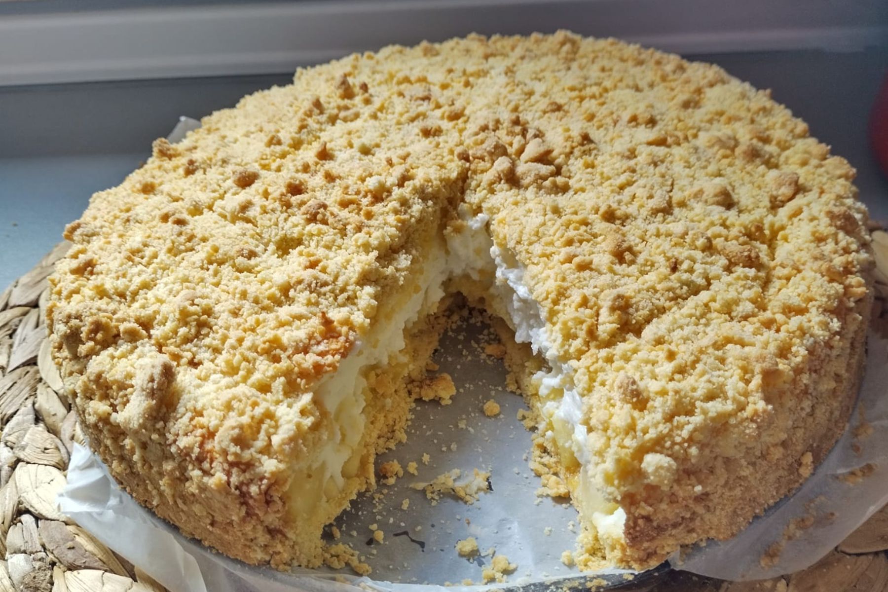 μηλόπιτα-με-κρέμα-