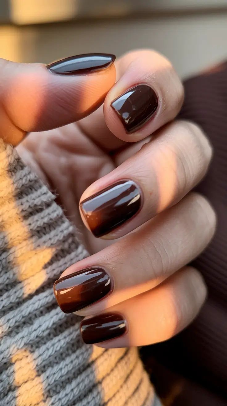 10 σκούρα χρώματα που είναι ιδανικά για κοντά νύχια