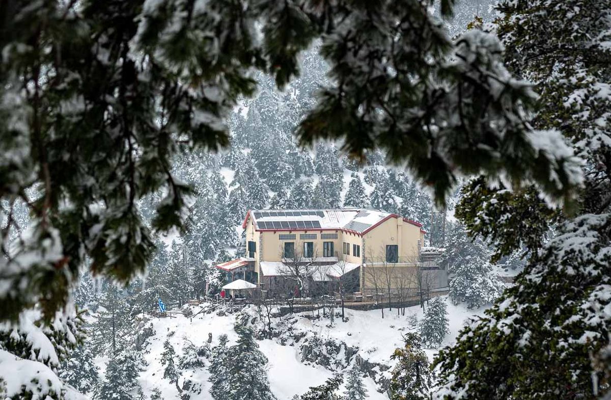 χιόνια-στη-Πάρνηθα-