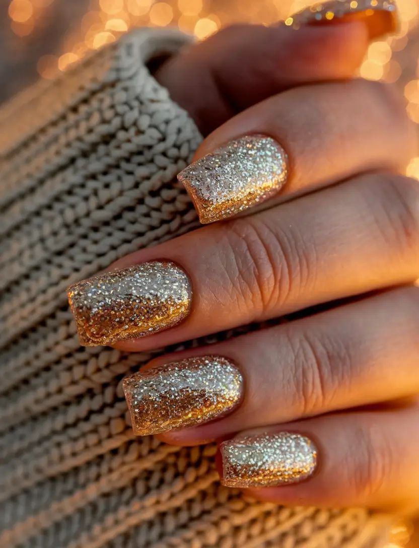 χρυσά-νύχια-με-γκλίτερ- χρυσά-νύχια-με-γκλίτερ-