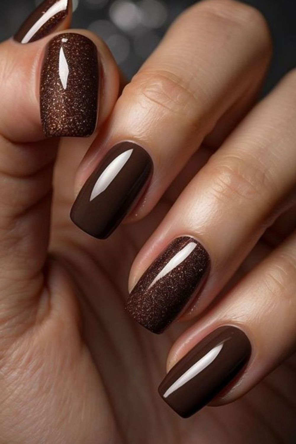 Glitter nails τα Χριστούγεννα