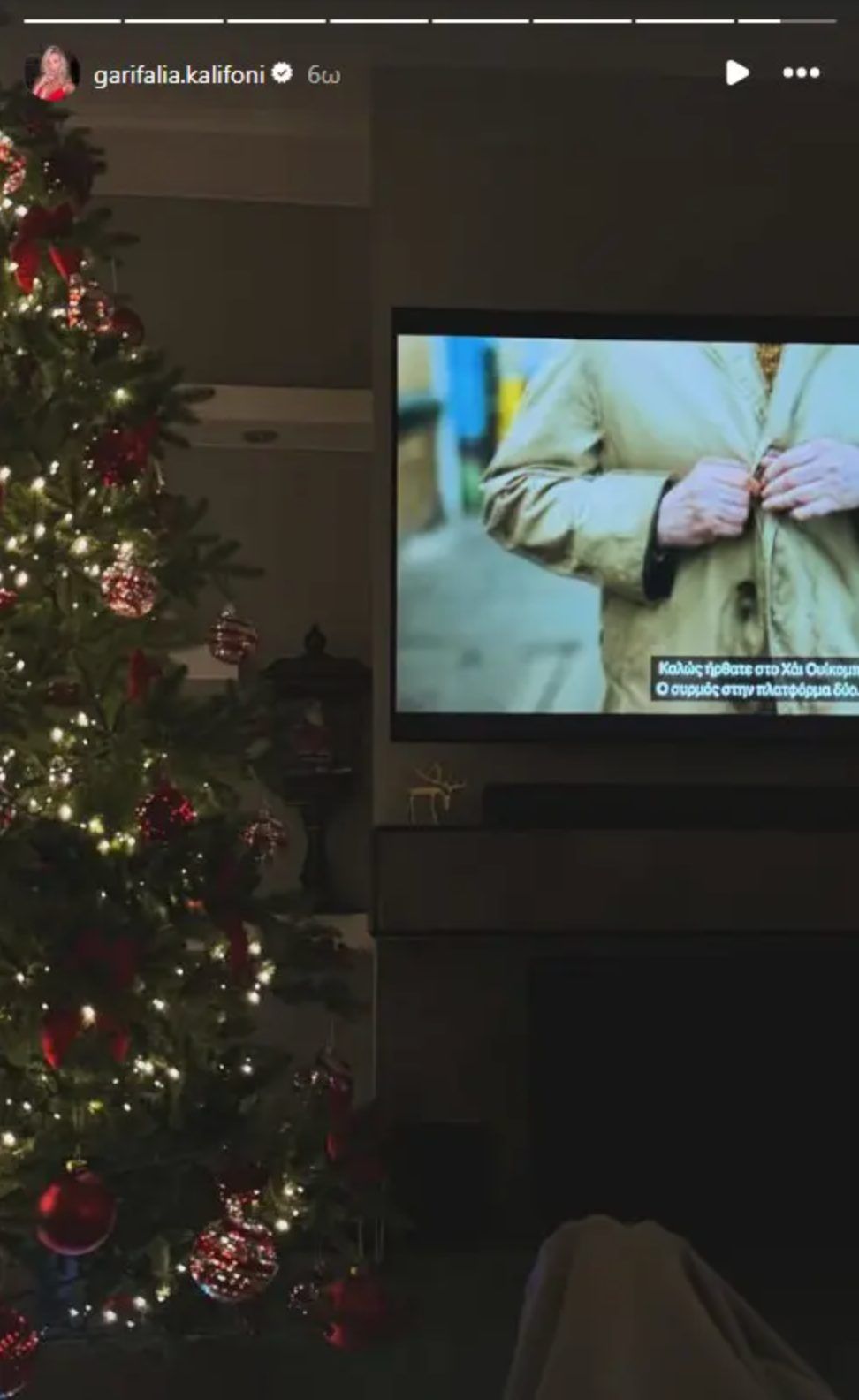 Χρήστος Μάστορας και Γαρυφαλλιά Καληφώνη στόλισαν το πιο cozy Χριστουγεννιάτικο δέντρο που έχουμε δει