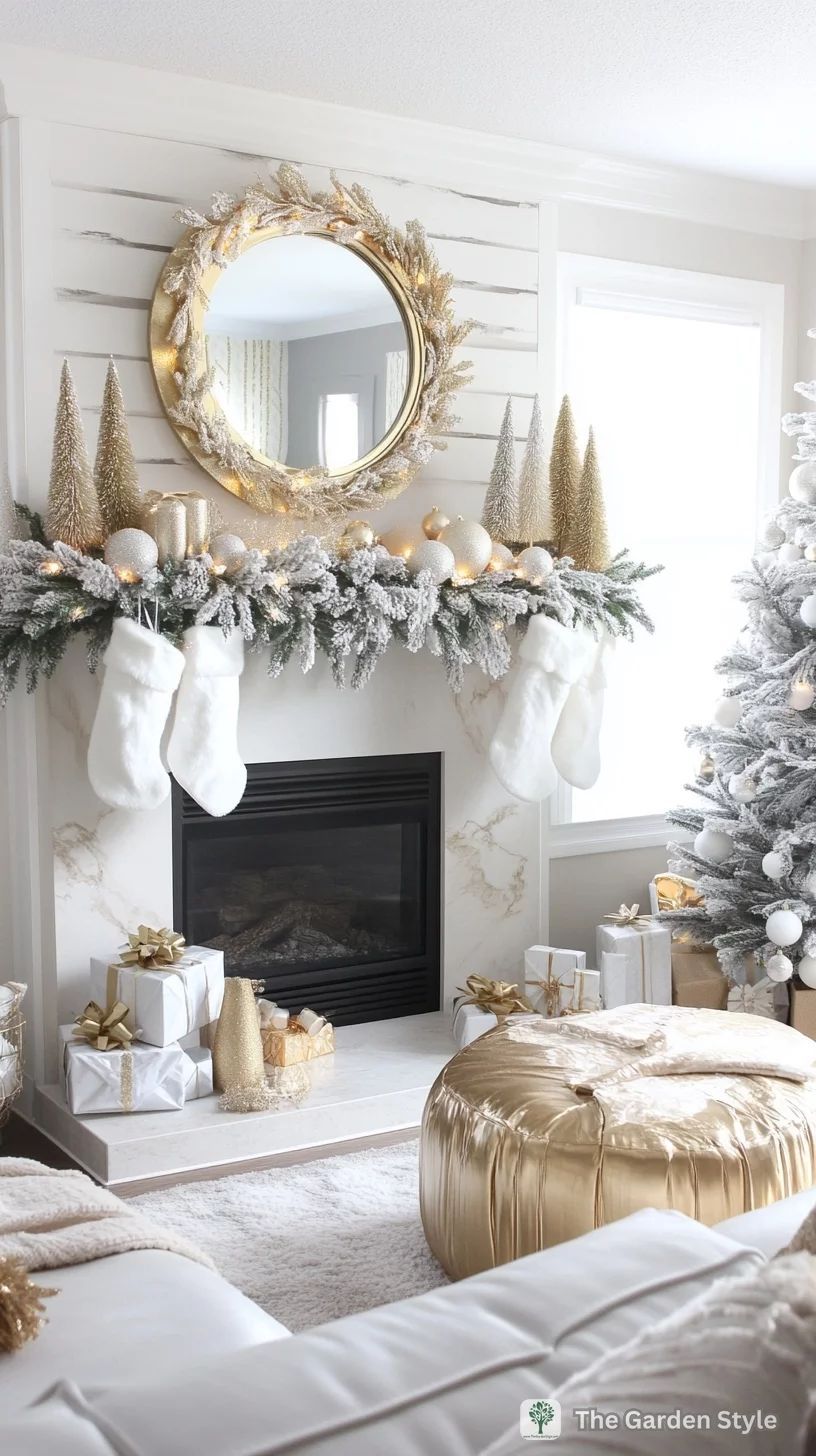 Χριστούγεννα 2025: Oι τάσεις Χριστουγεννιάτικης διακόσμησης για το τζάκι