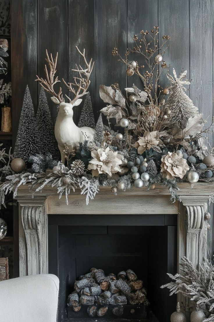 Χριστούγεννα 2025: Oι τάσεις Χριστουγεννιάτικης διακόσμησης για το τζάκι