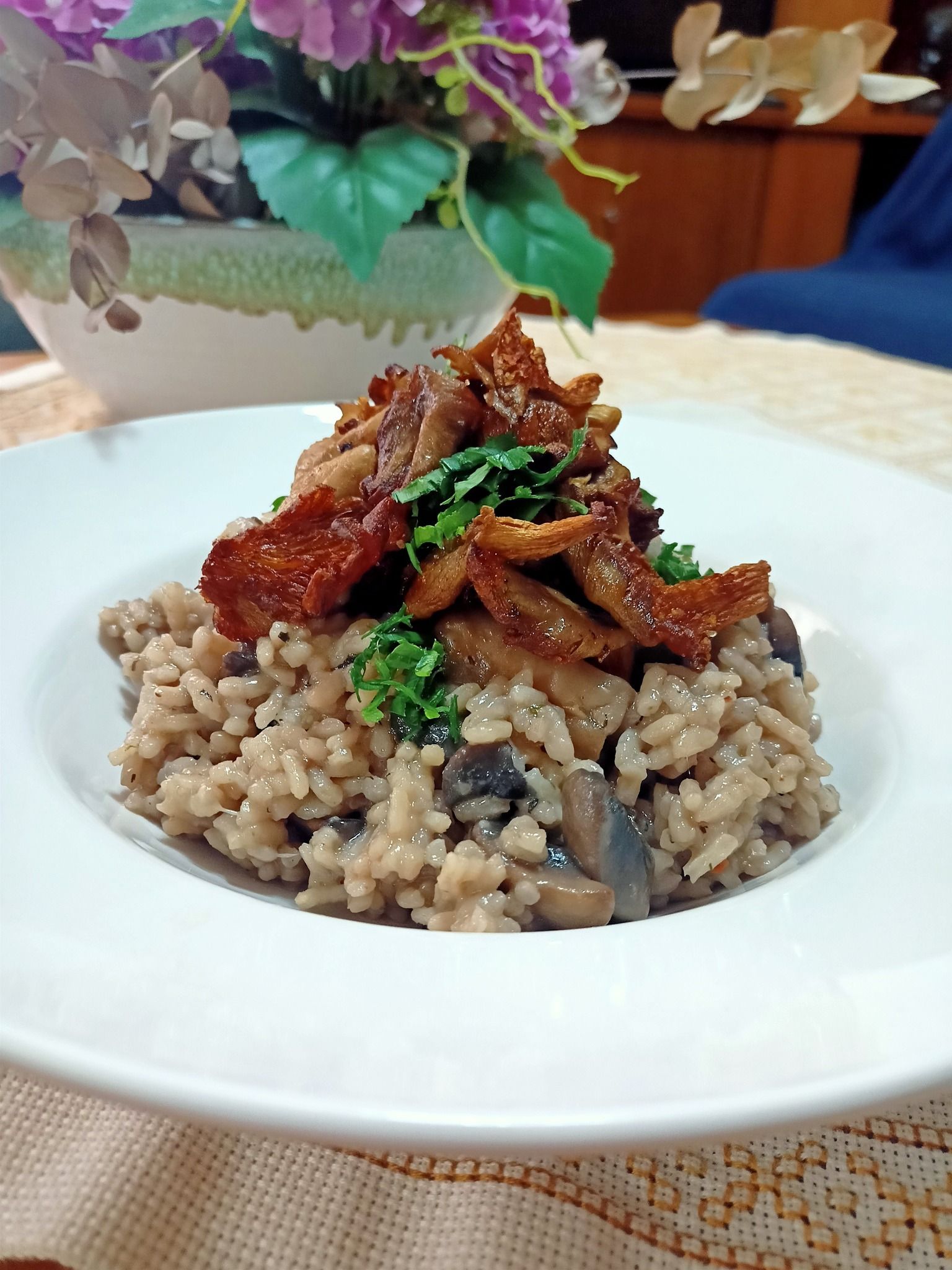 ριζότο-με-μανιτάρια-