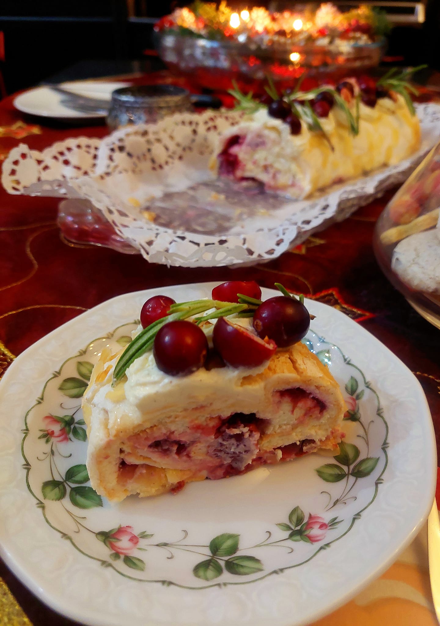 Χριστουγεννιάτικος κορμός κεράσι