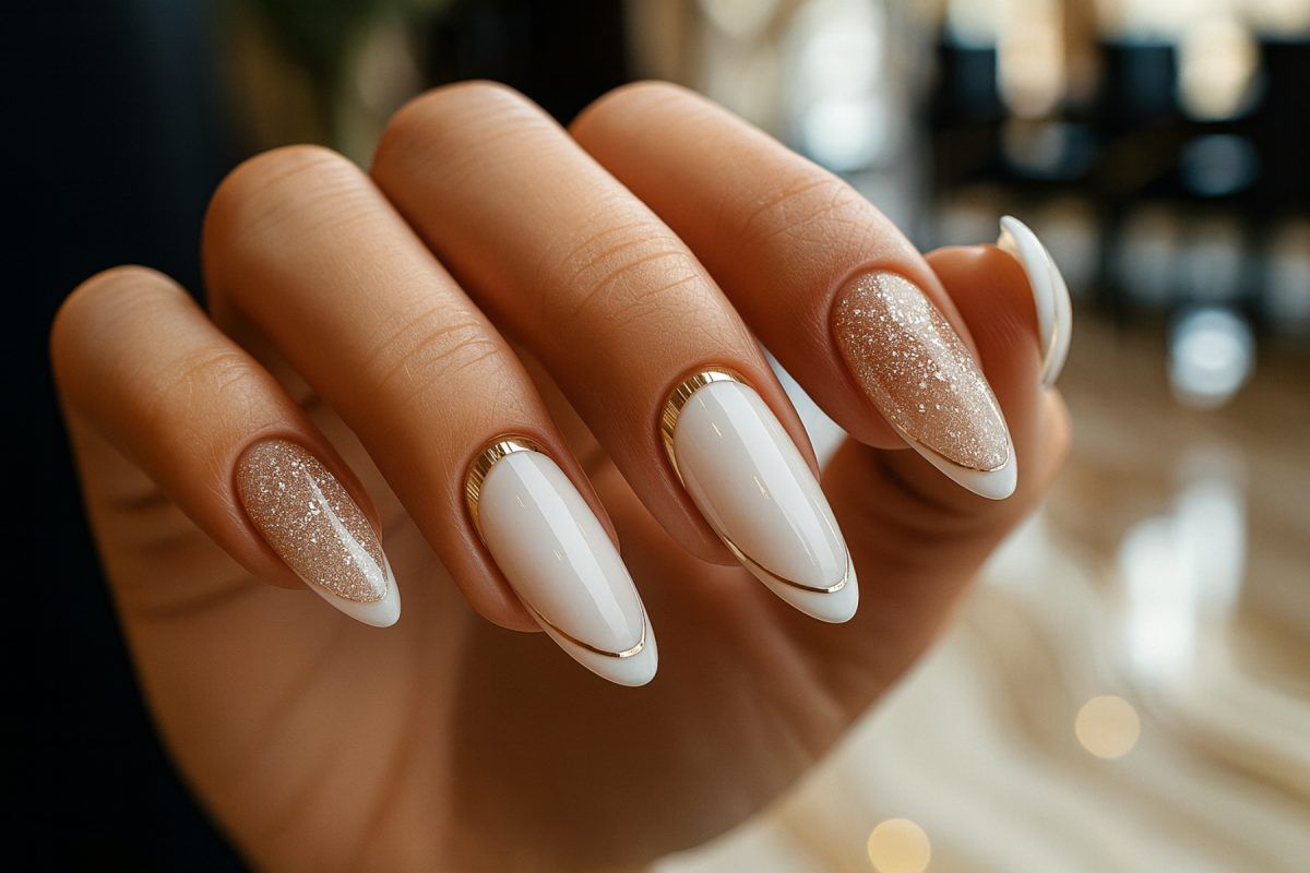 Χρυσό γαλλικό: Η πιο κομψή τάση για τις Γιορτές