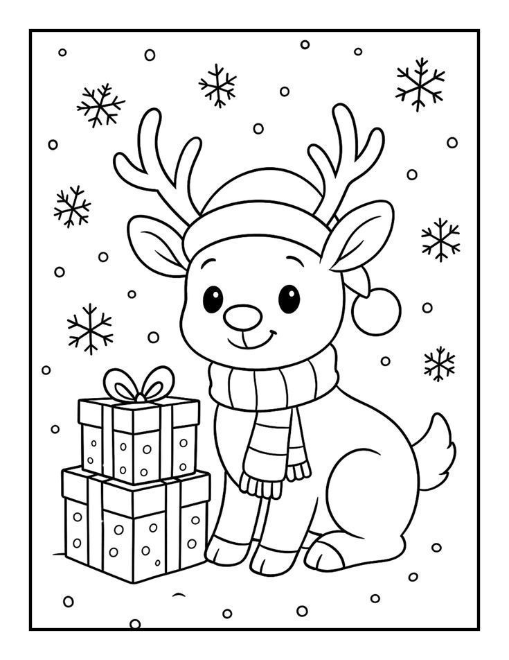 Δωρεάν εκτυπώσεις με τον Ρούντολφ για τα Χριστούγεννα