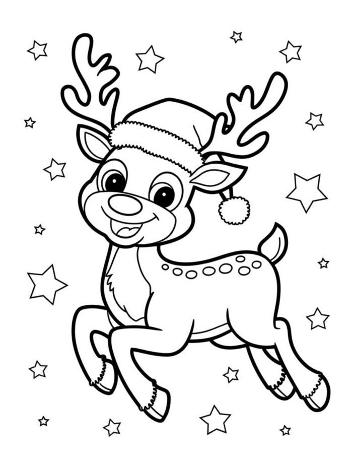 Δωρεάν εκτυπώσεις με τον Ρούντολφ για τα Χριστούγεννα