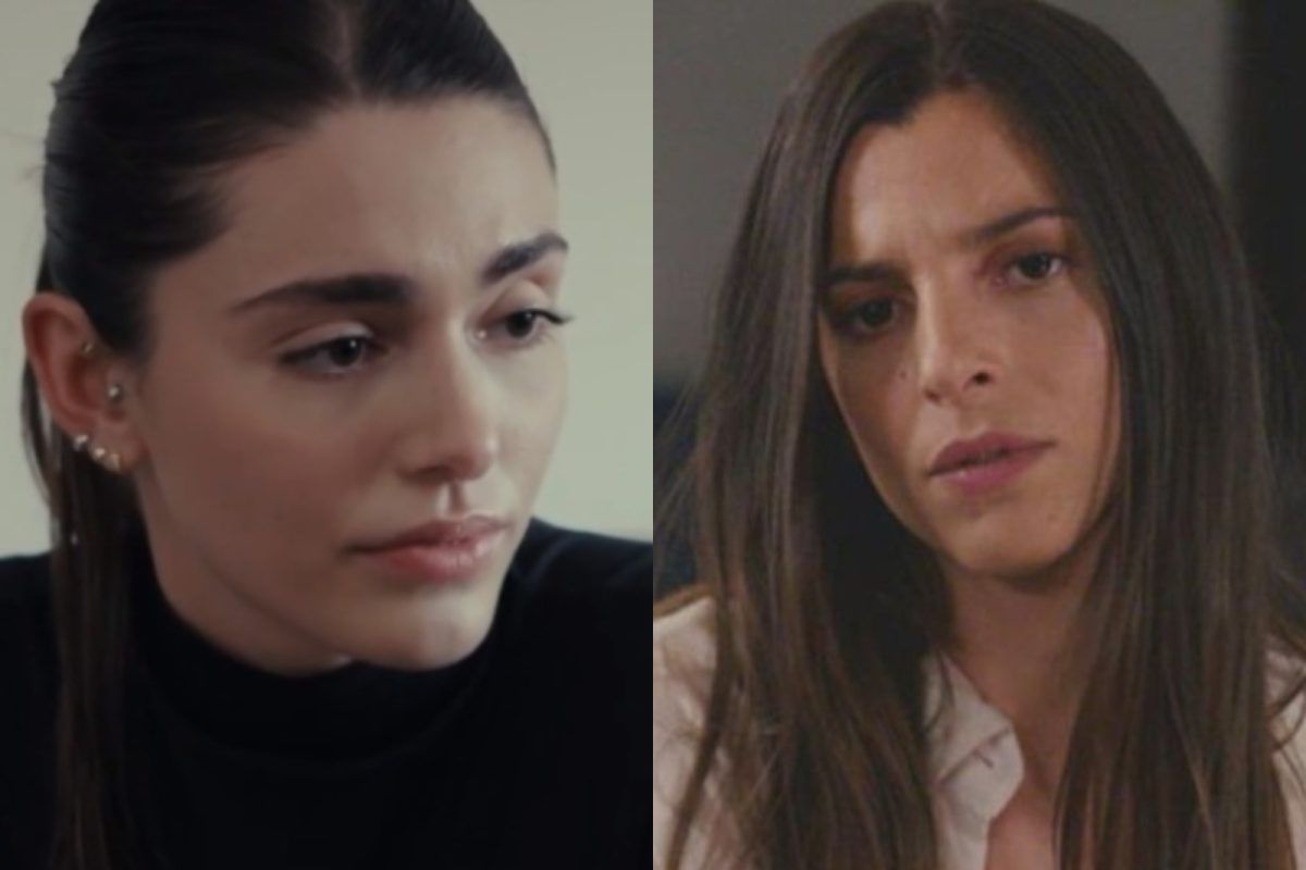 Η Γη της Ελιάς : Μαλλιοτραβιούνται Ισμήνη και Αριάδνη για το παιδί