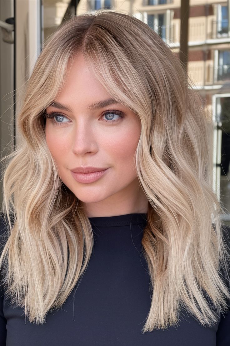 χαλαρές μπούκλες-σε-ξανθά μαλλιά-