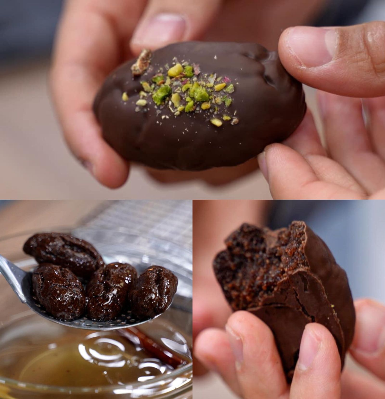 Μελομακάρονα με σοκολατένια ζύμη