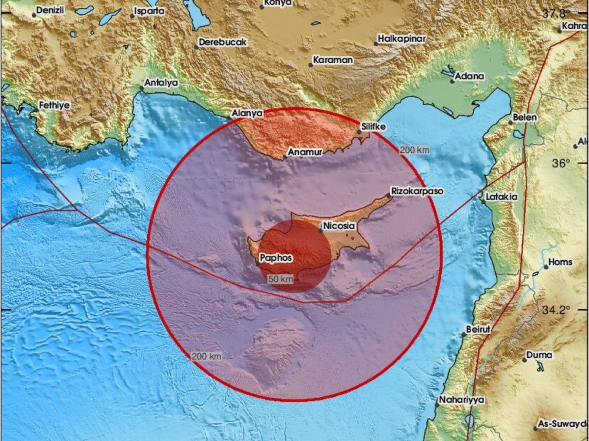 Νέος ισχυρός σεισμός στη Κύπρο