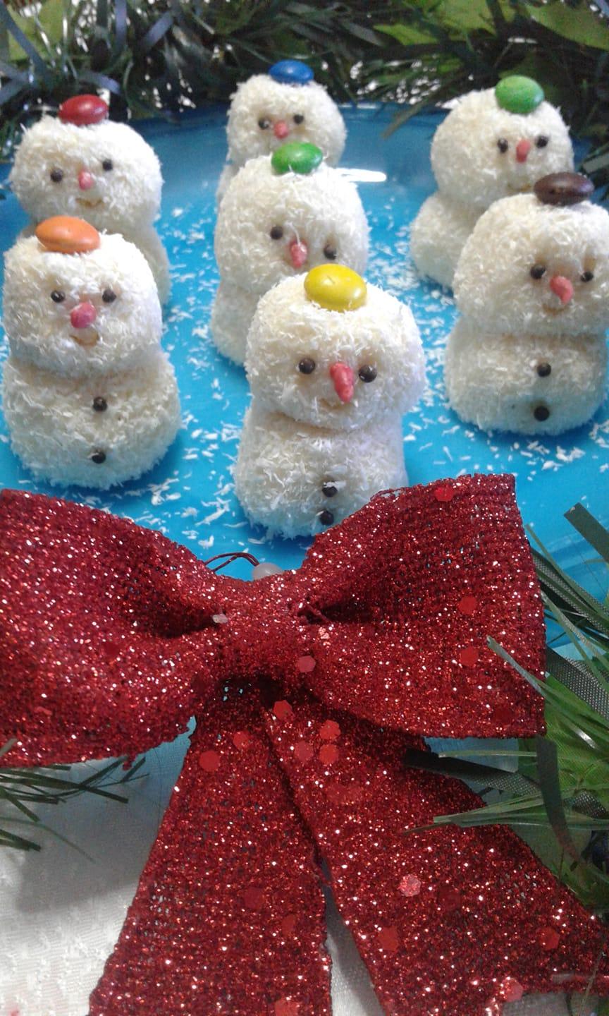 τρουφάκια-χιονάνθρωποι-