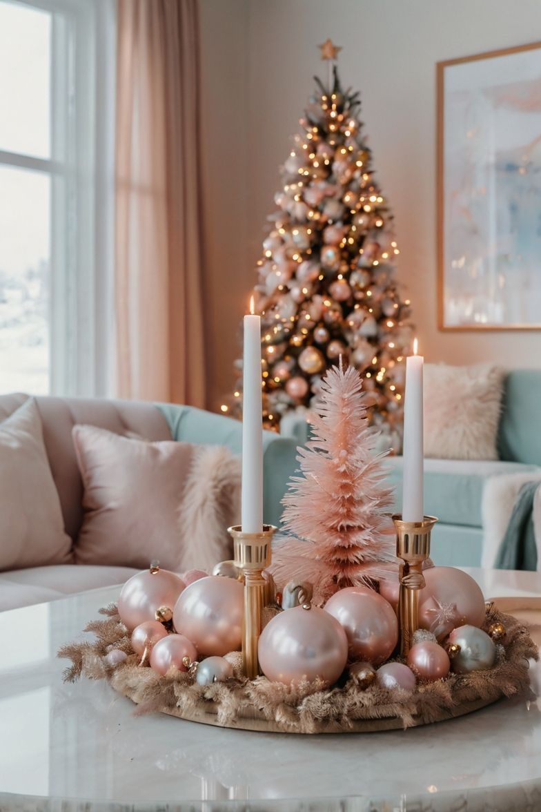 Οι ωραιότερες ιδέες Χριστουγεννιάτικης διακόσμησης για το τραπεζάκι του σαλονιού