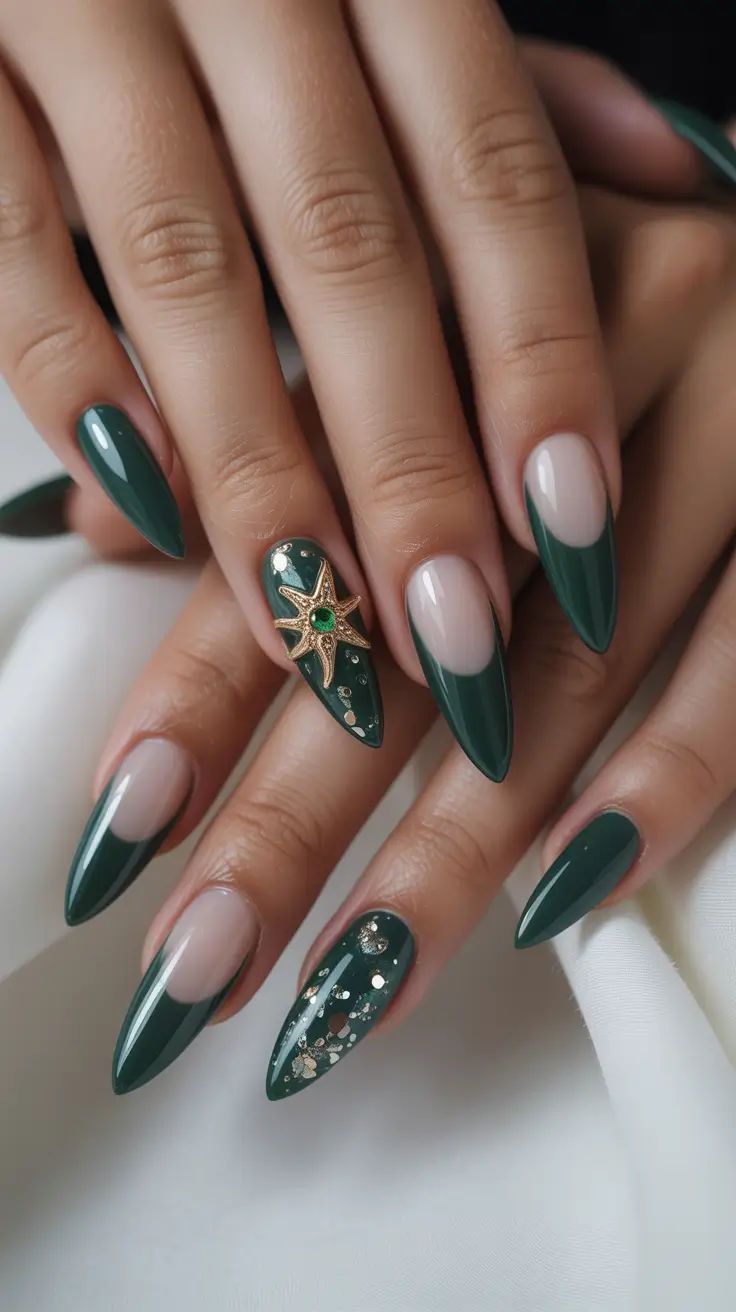 Πράσινα Χριστουγεννιάτικα νύχια: Οι καλύτερες ιδέες από το Pinterest