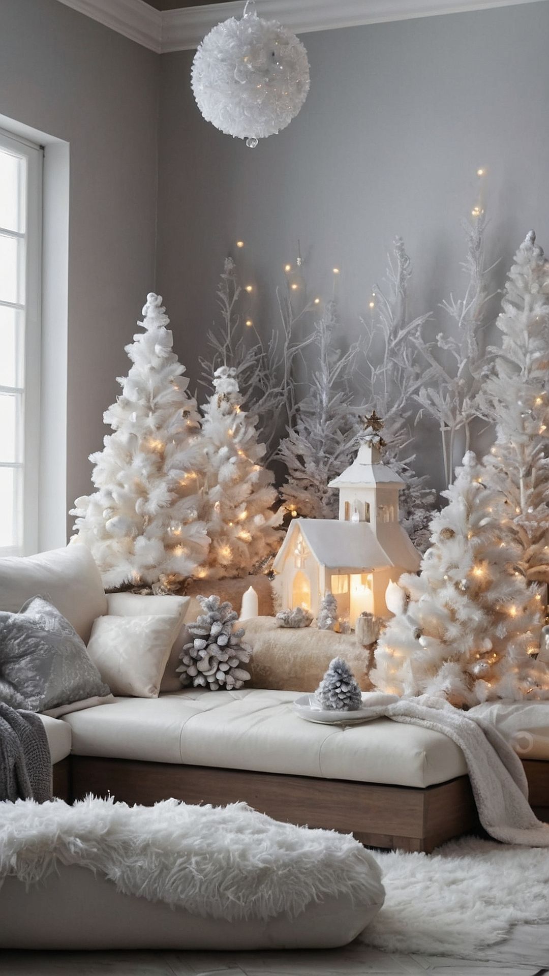 Τάσεις για Χριστουγεννιάτικη διακόσμηση σαλονιού 2025: Χρώματα και ιδέες