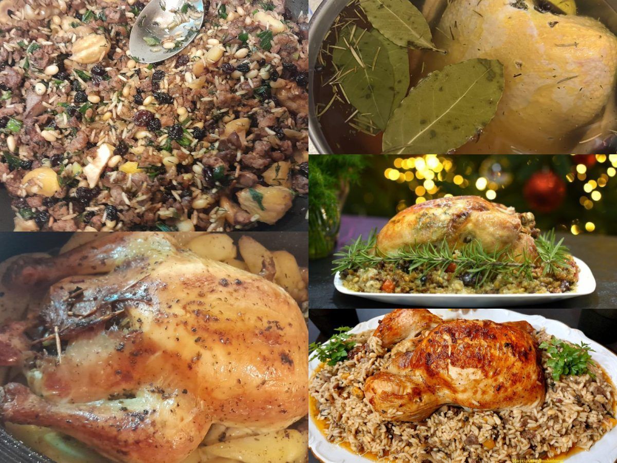 12 συνταγές για γεμιστό κοτόπουλο που μυρίζει Χριστούγεννα