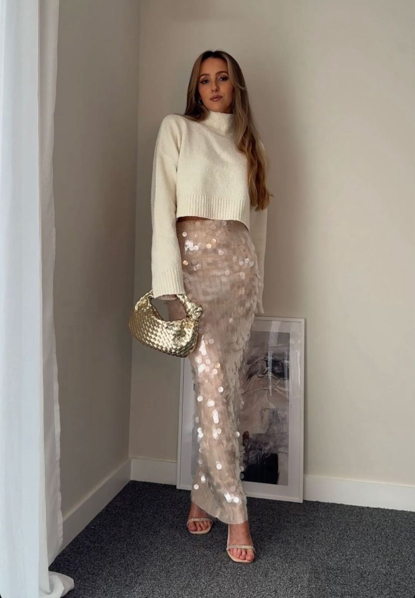 μάξι-λευκή φούστα-με-παγέτα-