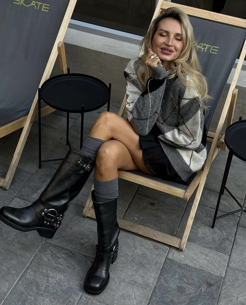 belted boots-με-μεγάλες κάλτσες-ιδέες-