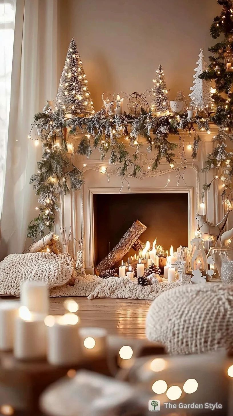 Luxury Χριστουγεννιάτικος στολισμός για σαλόνι και τραπεζαρία