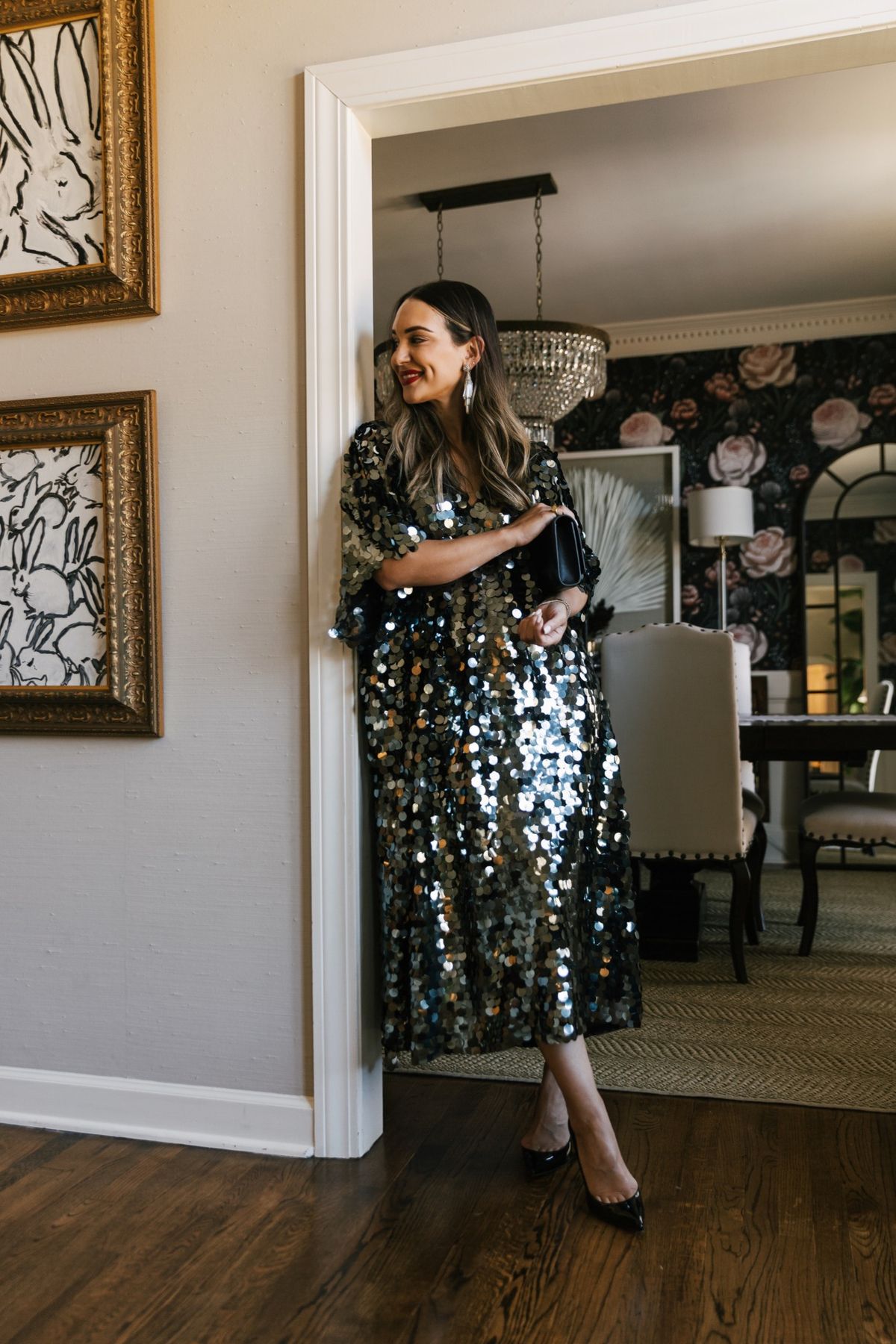 μάξι-φόρεμα-σε-ασημί-