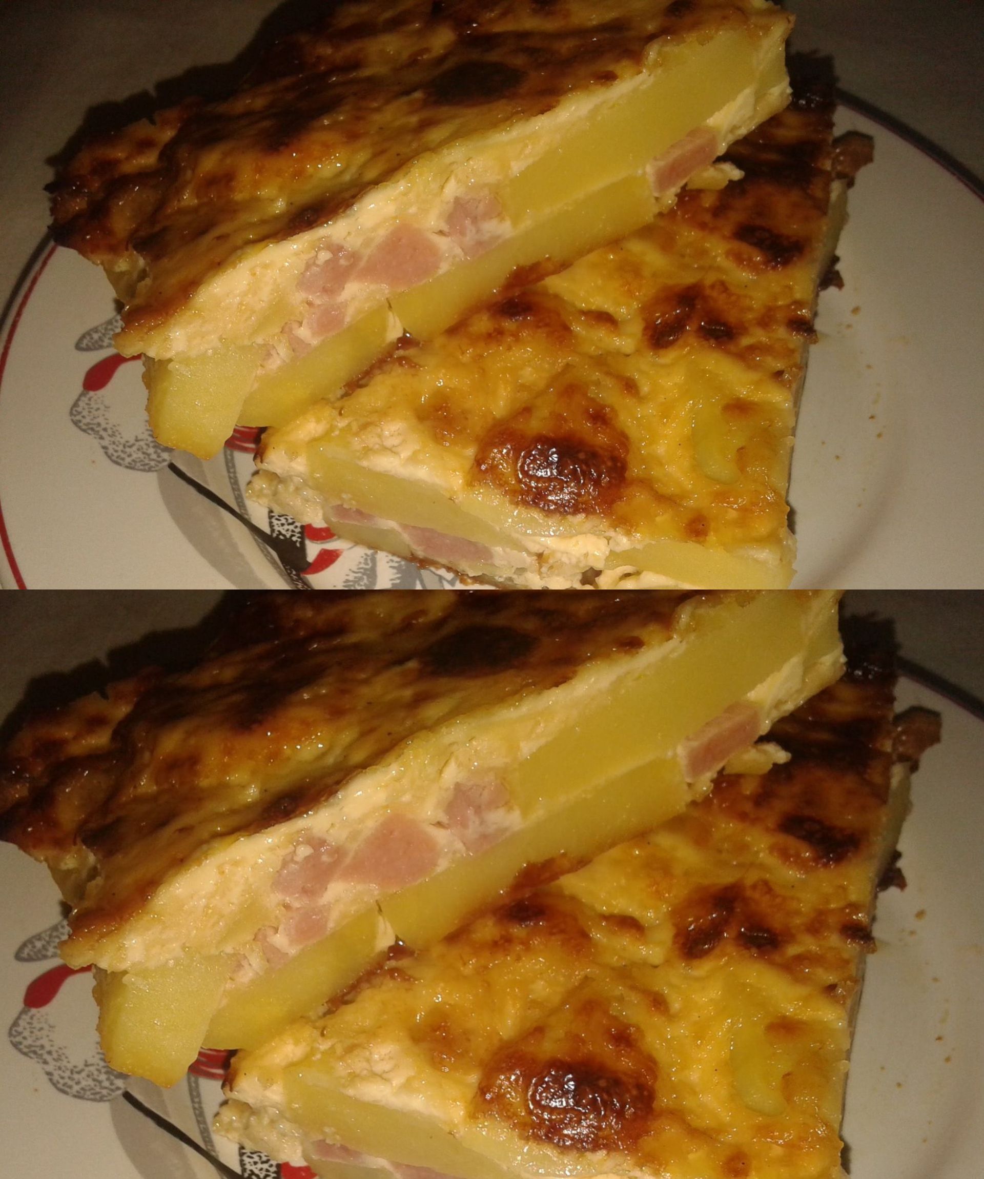 Χριστουγεννιάτικο ορεκτικό-Πατάτες ογκρατέν-με-κοτόπουλο-