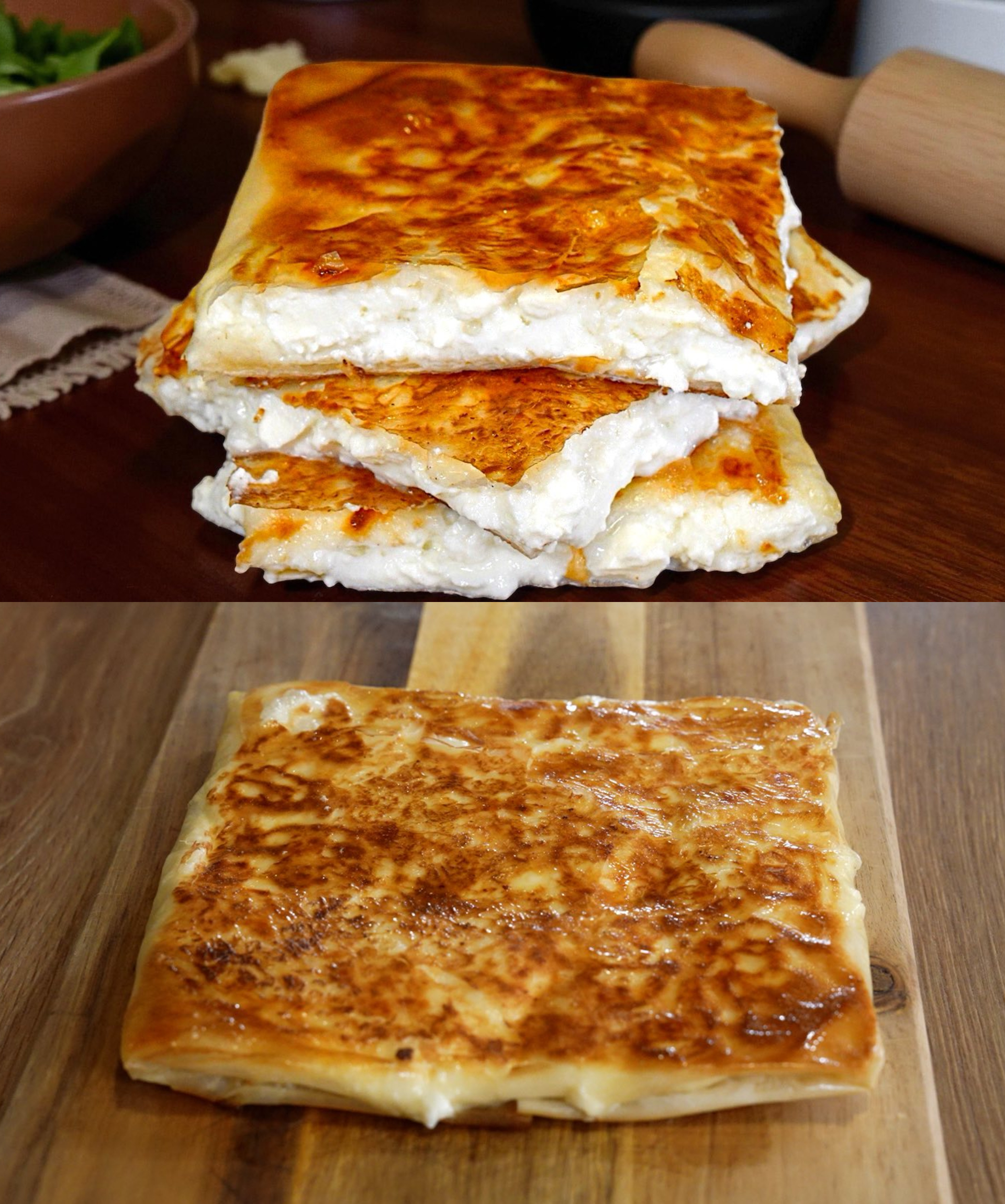 Εύκολη τυρόπιτα για πρωινό έτοιμη σε 2 λεπτά