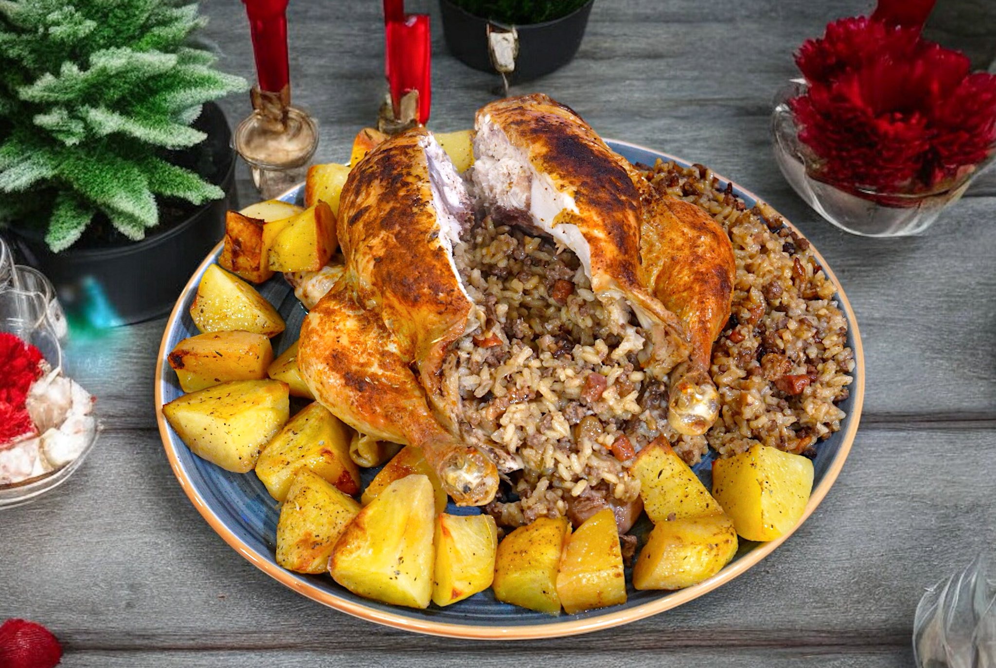 γεμιστό-κοτόπουλο-με-πατάτες- γεμιστό-κοτόπουλο-με-πατάτες-