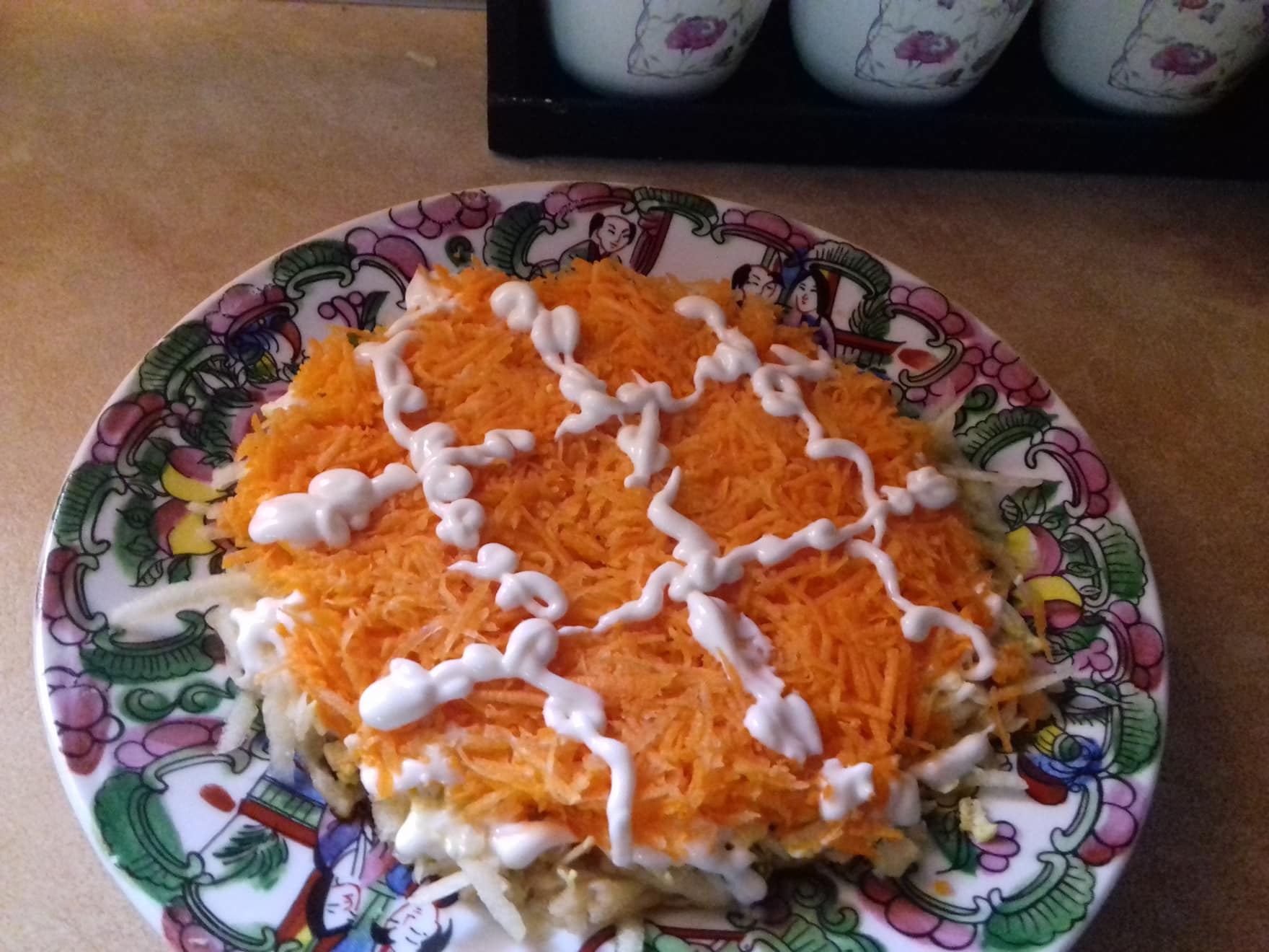 Γαλλική σαλάτα με αυγά και μαγιονέζα για τη Πρωτοχρονιά