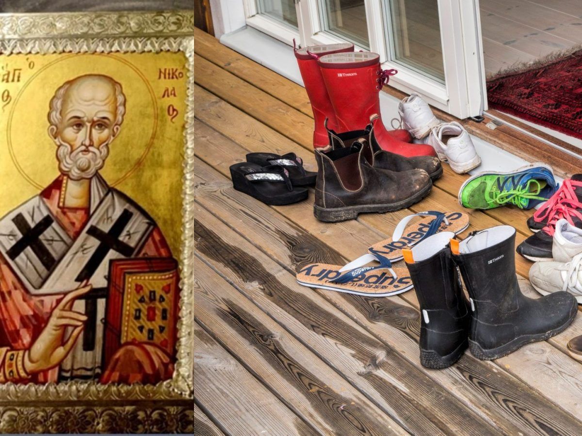 Γιατί την παραμονή του Αγίου Νικολάου πρέπει να αφήνουμε όλοι τα παπούτσια έξω από το σπίτι;
