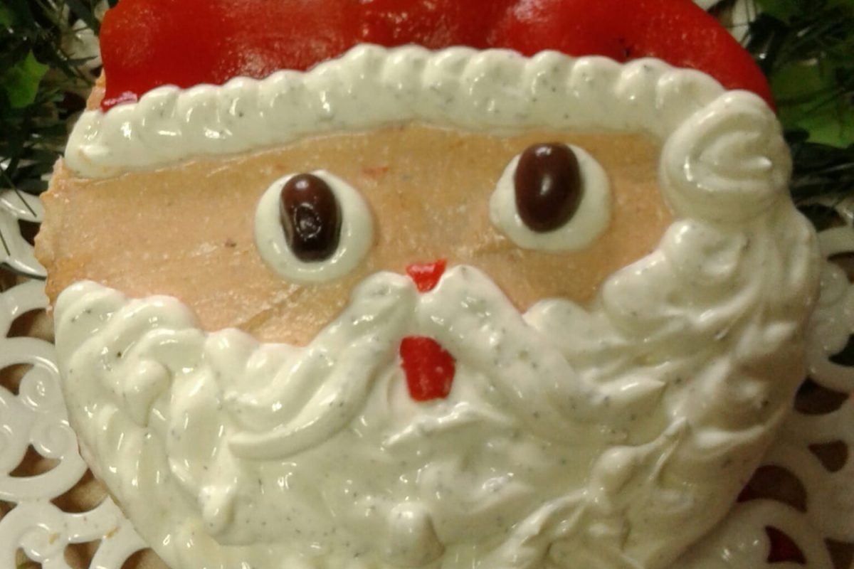 σαλάτα-Άγιος Βασίλης-με ψωμί του τοστ-συνταγή-