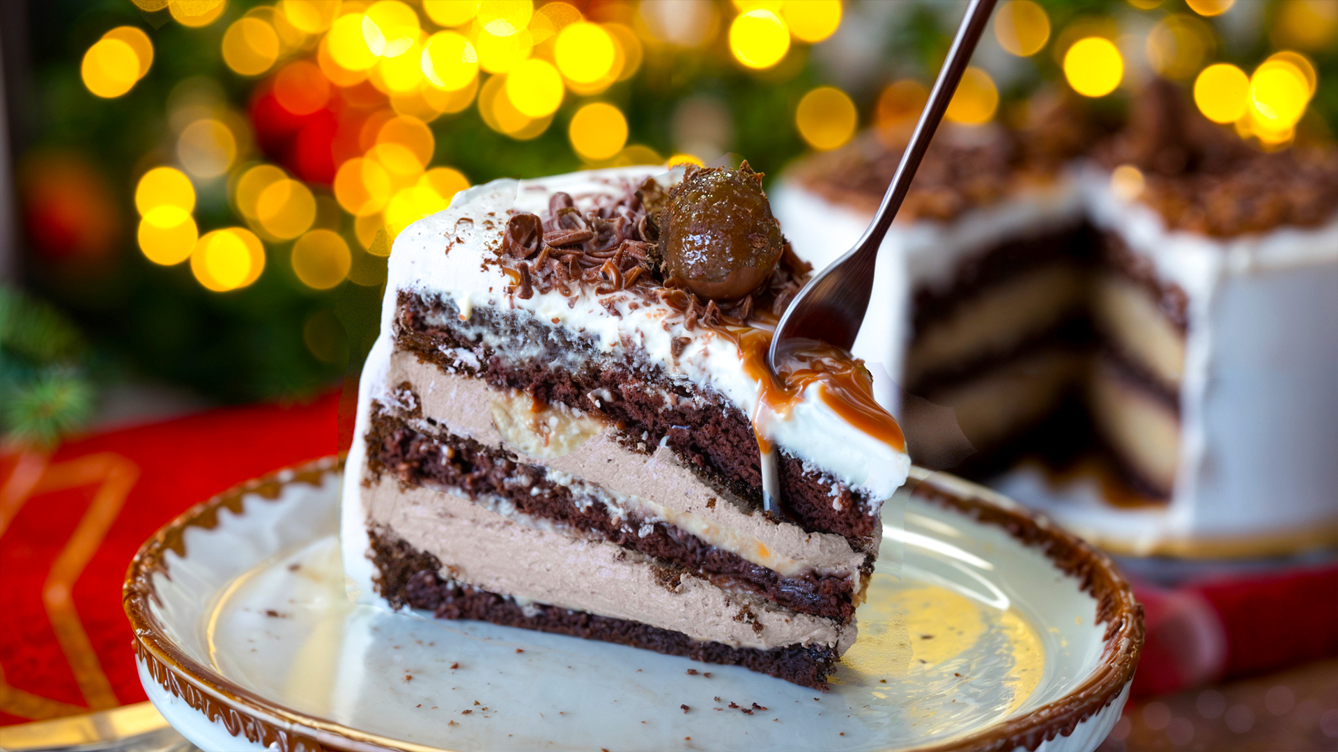 χριστουγεννιάτικη-τούρτα-κάστανο-συνταγή-