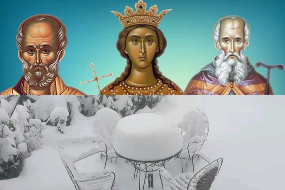 Καιρός: Τα Νικολοβάρβαρα μας δείχνουν τον καιρό που θα έχουμε τα φετινά Χριστούγεννα