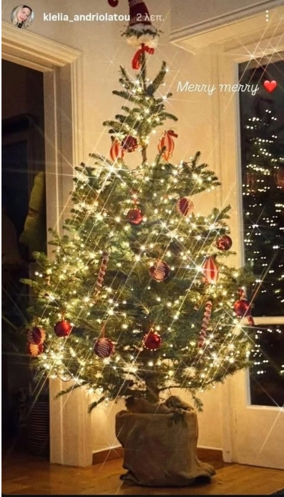 Η Κλέλια Ανδριολάτου στόλισε το Χριστουγεννιάτικο δέντρο της και είναι τόσο παραμυθένιο που το ζηλέψαμε όλοι
