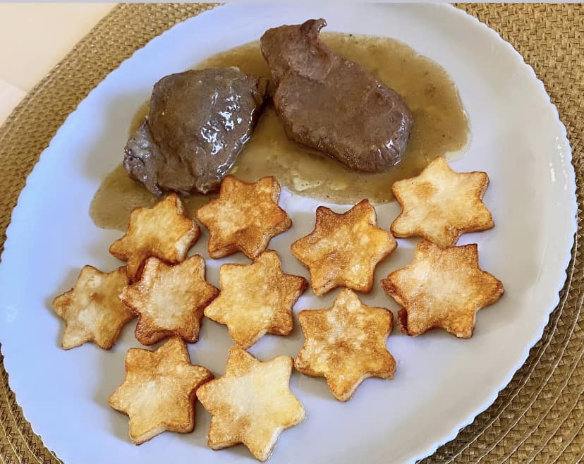 μοσχάρι-με-τηγανιτές πατάτες-συνταγή-