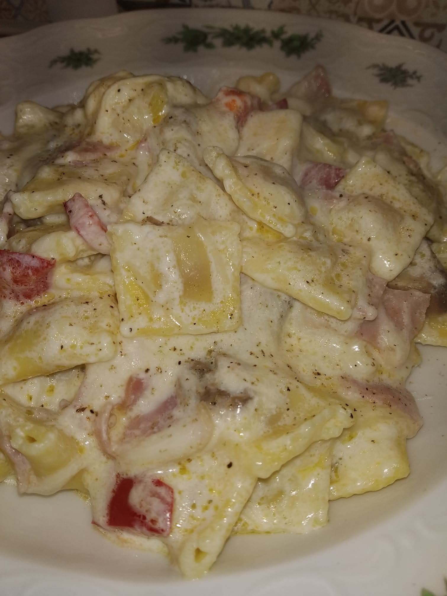 Ραβιόλια-αλά κρεμ-